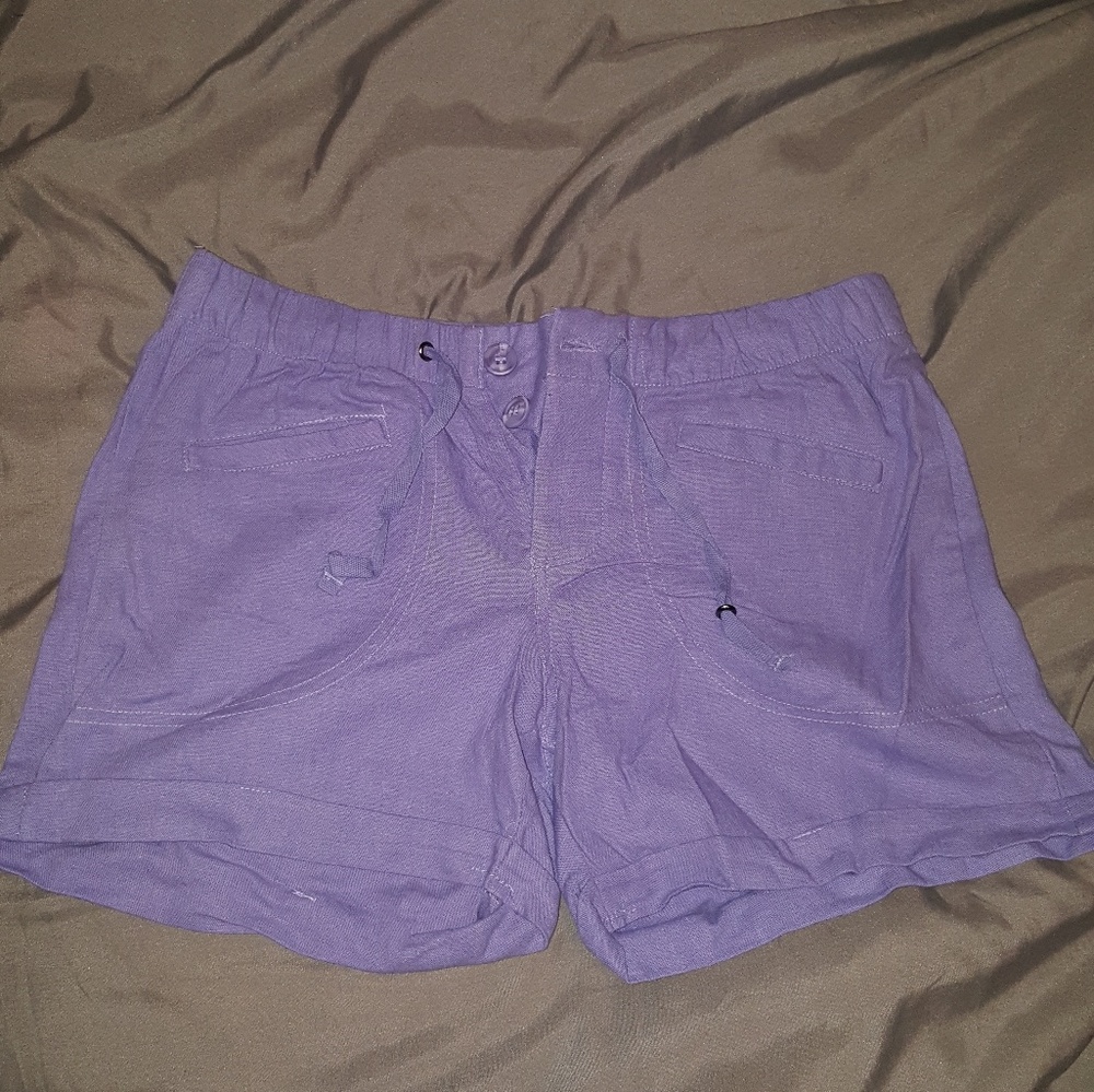 Periwinkle high waisted shorts